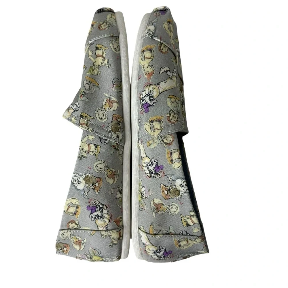 Toms x Disney The Seven Dwarfs Classic Slip-On Shoes Grey 10